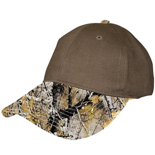 Camouflage Baseball Sports Cap, Adult Low Profile, 6-Panel, Velcro Closure. Embroidery is available on this item.