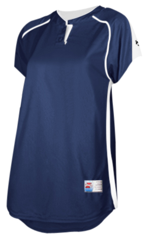 Intensity Women/Girls 2 Button Mock Mesh Jersey. Decorated in seven days or less.