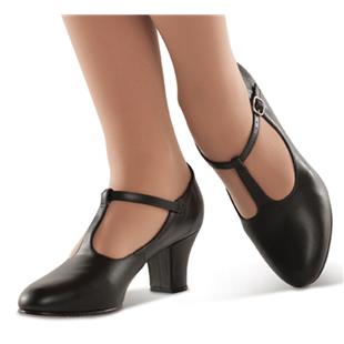 Danshuz Womens Broadway T-Strap Dance Shoe