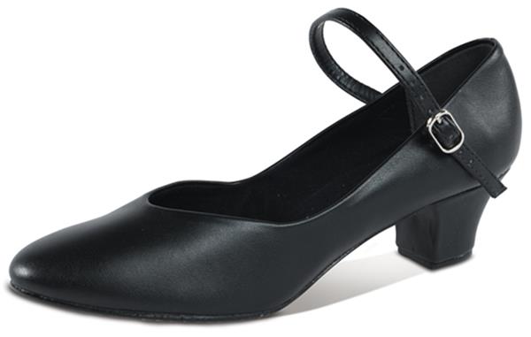 Adult Danshuz Black Character Shoe (1.5 inch heel)