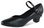Danshuz JR Versatile Character Black Ankle Strap 1.5" Heel Dance Tap
