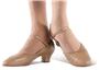 Danshuz JR Versatile Character Tan Ankle Strap 1.5" Heel Dance Tap