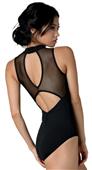 Danshuz Womens Girls Quinn Mock Turtleneck Leotard