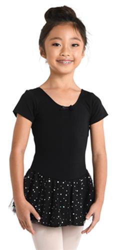 Danshuz Girls Short Sleeve Dress With Hologram Skirt 293