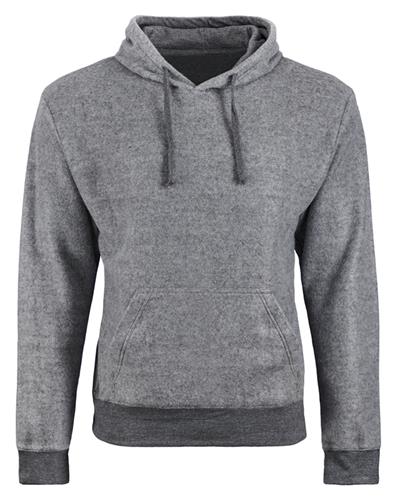 J America Adult Flip Side Fleece Hoodie 8709. Decorated in seven days or less.