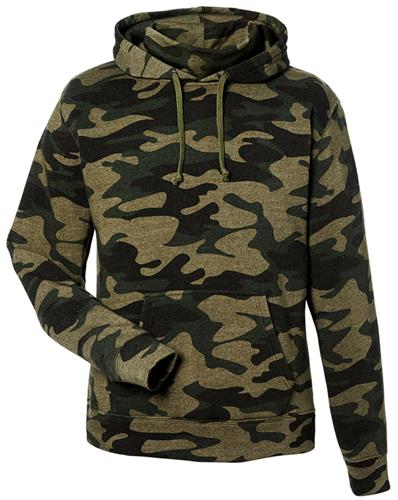 J America Adult Gaiter Fleece Pullover Hoodie 8879. Decorated in seven days or less.