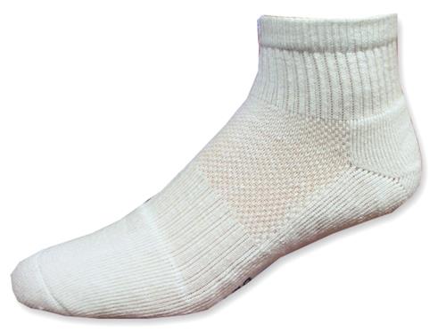 Pro Feet White Quarter Socks 3 Pack (Closeout)