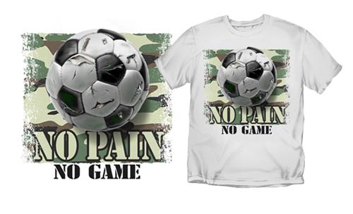 Coed Soccer "No Pain No Game" T-shirts