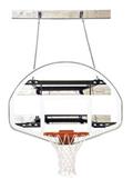 SuperMount68 Advantage Wall Mount with 39x54 fan-shaped glass backboard