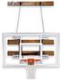 FoldaMount46 Select Side-Folding Wall Mount with 36x60 acrylic backboard