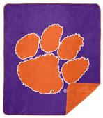 Northwest NCAA Clemson Tigers Sliver Knit Throw