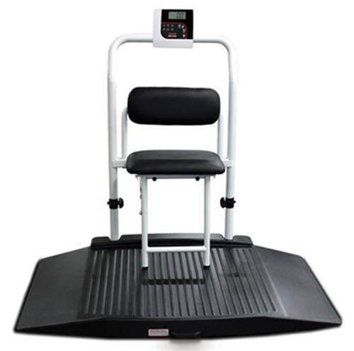 Rice Lake 350-10-4 Dual-ramp Wheelchair Scale with Seat