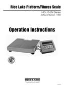 Rice Lake Platform/Fitness Scale Manual 112174