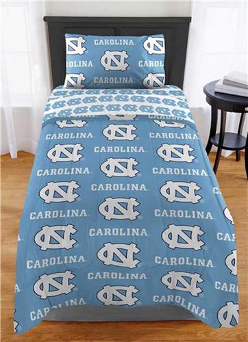 Northwest NCAA UNC Tar Heels Rotary Twin Bed In a Bag Set