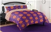 Northwest NCAA Clemson Tigers Rotary Full Bed In a Bag Set