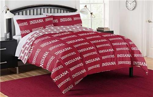 Northwest NCAA Indiana Hoosiers Rotary Full Bed In a Bag Set