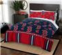 Northwest MLB Boston Red Sox Rotary Queen Bed In a Bag Set