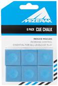Mizerak P1810 Billiard Pool Cue Chalk - 6/Pack