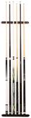 Mizerak P1817 Two-Piece Hardwood Wall Mount Pool Cue Rack