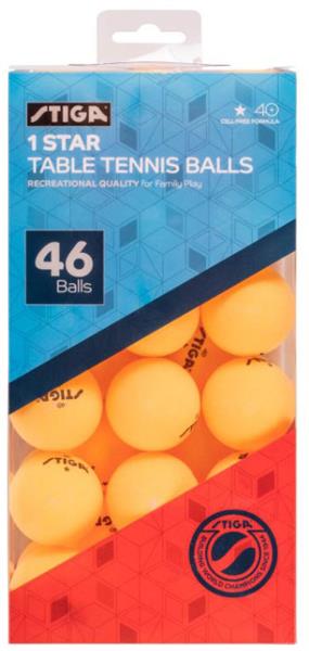 New STIGA 46PK WHITE PING PONG BALLS Racquet Sports - Open