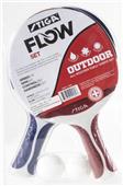 Stiga T1286 Flow 2 Player Weatherproof Table Tennis Racket Set