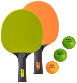 Stiga T159401 Pure Color Advance 2 Player Rackets Table Tennis Set