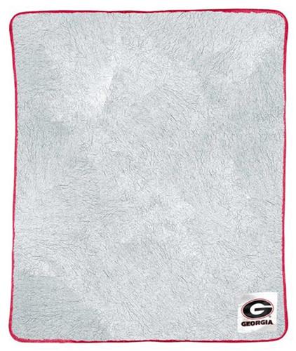 Northwest NCAA Georgia Bulldogs Patch Two-Tone Sherpa Throw