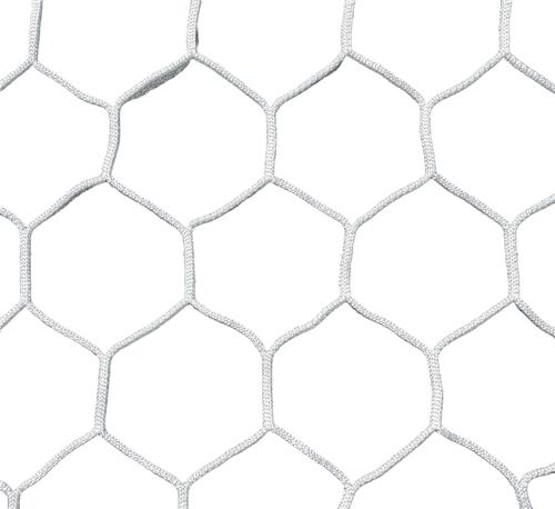 PEVO 8x24 World Cup Hexagonal Soccer Goal Net - 4mm - HTPP - Hexagonal - 8' x 24' x 6' x 6'