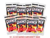 Quench Electrolyte Sports Gum Variety Bag Case Pack, 12 - 2.4oz bags