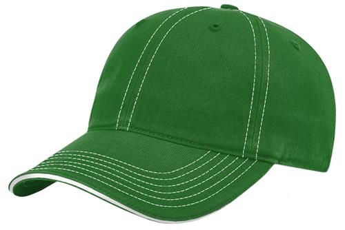 Richardson 325 Washed Chino Sandwich Visor Cap. Embroidery is available on this item.
