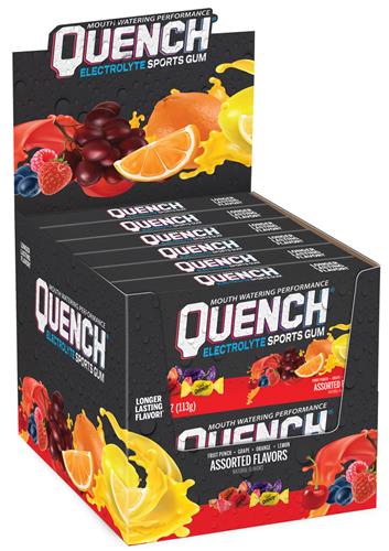 Quench Gum 12 Variety Boxes/25 Pieces of Gum In Each Box