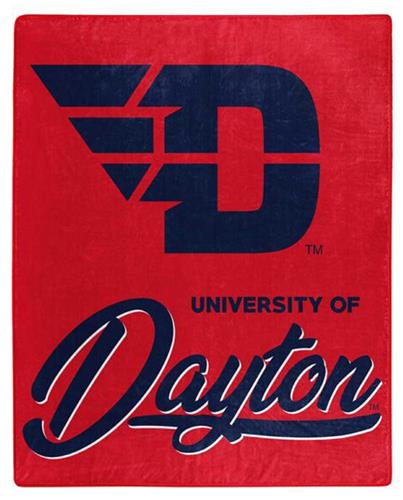 Northwest NCAA Dayton Flyers "Signature" Raschel Throw