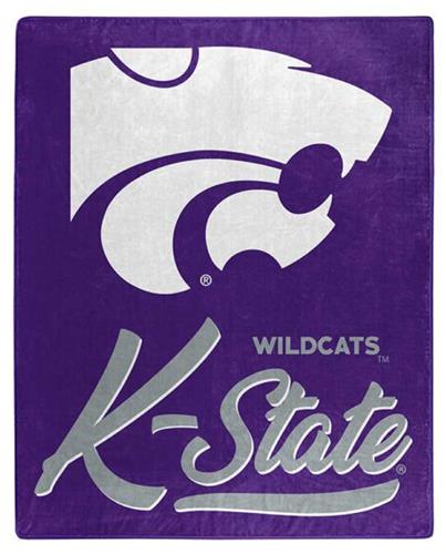Northwest NCAA Kansas State Wildcats "Signature" Raschel Throw