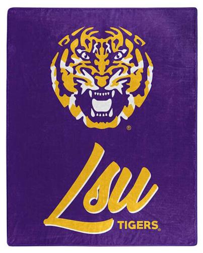 Northwest NCAA LSU Tigers "Signature" Raschel Throw