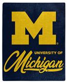 Northwest NCAA Michigan Wolverines "Signature" Raschel Throw