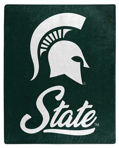 Northwest NCAA Michigan State Spartans "Signature" Raschel Throw