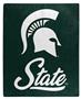 Northwest NCAA Michigan State Spartans "Signature" Raschel Throw