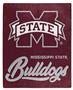 Northwest NCAA Mississippi State Bulldogs "Signature" Raschel Throw