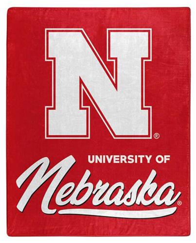 Northwest NCAA Nebraska Cornhuskers "Signature" Raschel Throw