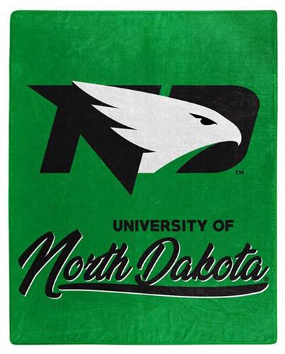 Northwest NCAA North Dakota Fighting Hawks "Signature" Raschel Throw