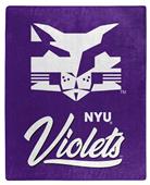 Northwest NCAA NYU Violets "Signature" Raschel Throw