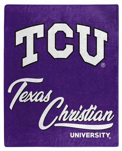 Northwest NCAA TCU Horned Frogs "Signature" Raschel Throw