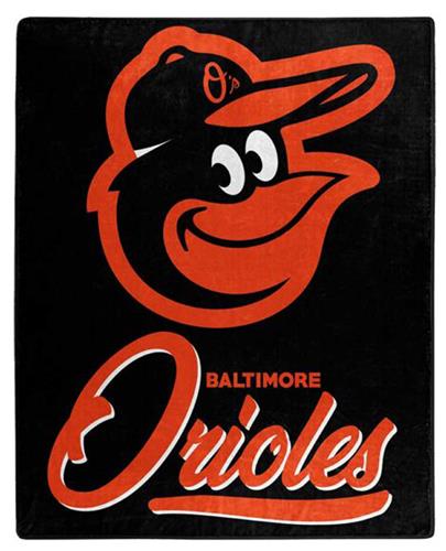 Northwest MLB Baltimore Orioles "Signature" Raschel Throw
