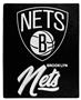 Northwest NBA Brooklyn Nets "Signature" Raschel Throw