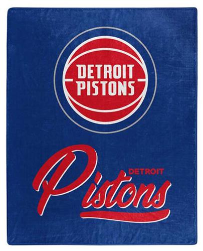 Northwest NBA Detroit Pistons "Signature" Raschel Throw