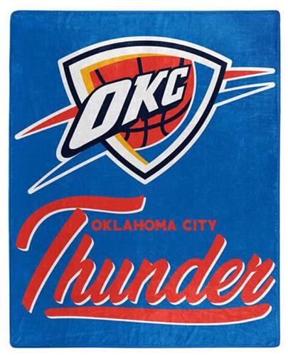 Northwest NBA Oklahoma City Thunder "Signature" Raschel Throw