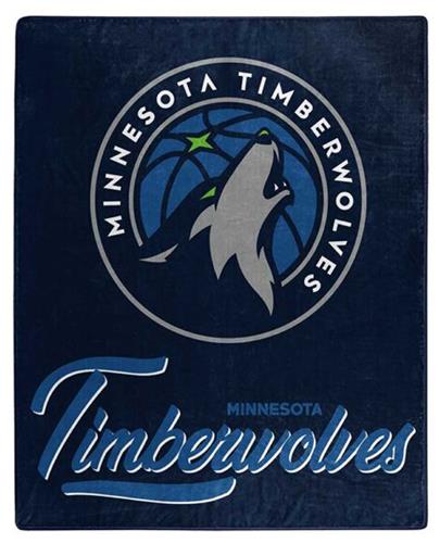 Northwest NBA Minnesota Timberwolves "Signature" Raschel Throw