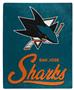 Northwest NHL San Jose Sharks "Signature" Raschel Throw