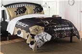 Northwest NCAA Vanderbilt Commodores "Hexagon" Full/Queen Comforter/Sham Set