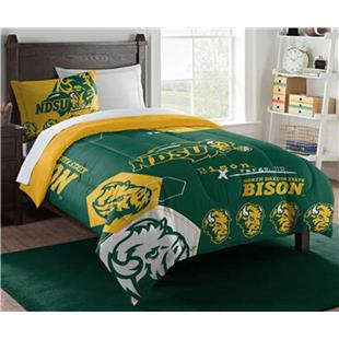 Northwest NCAA North Dakota State Bison "Hexagon" Twin Comforter/Sham Set